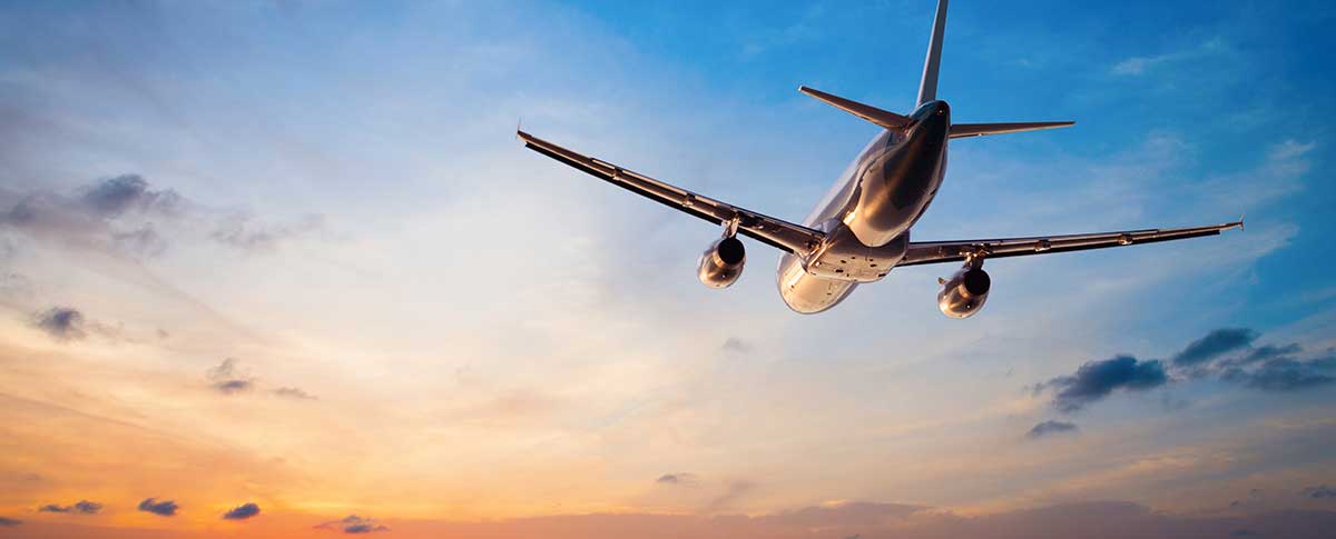 Airplane with QBE Assist Logo